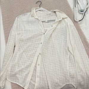 Bella Dahl Cream Button-Up Blouse